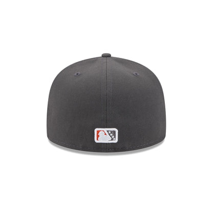 Lehigh Valley IronPigs Theme Night Gray 59FIFTY Fitted Hat