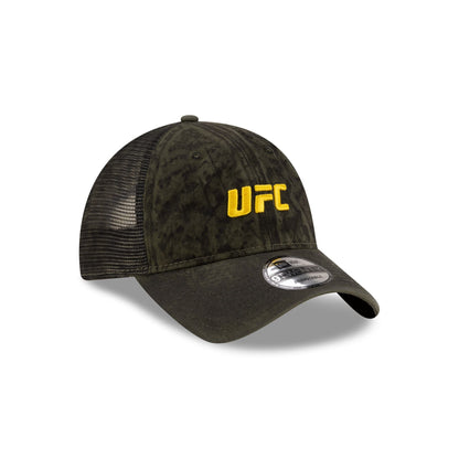 UFC Oil Wash Olive 9TWENTY Trucker Hat