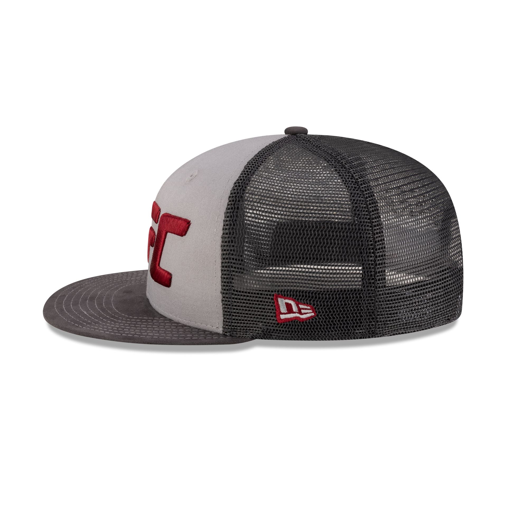 UFC Suede Gray 9FIFTY Trucker Hat