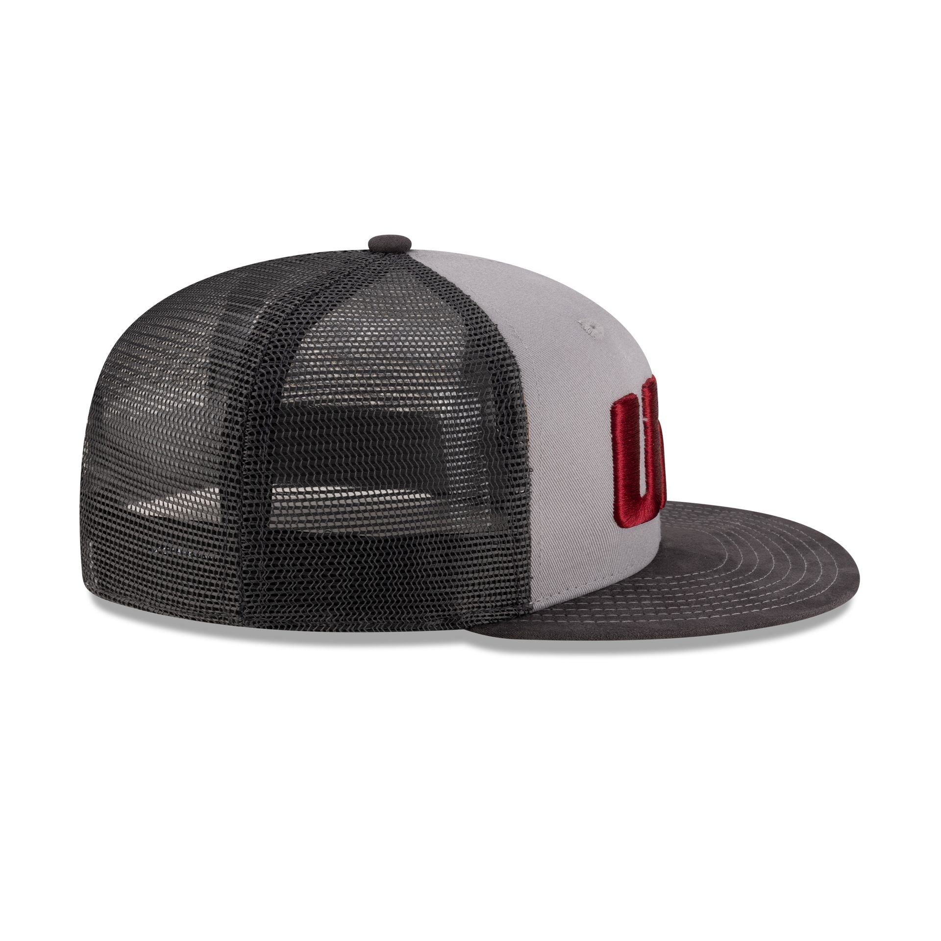UFC Suede Gray 9FIFTY Trucker Hat