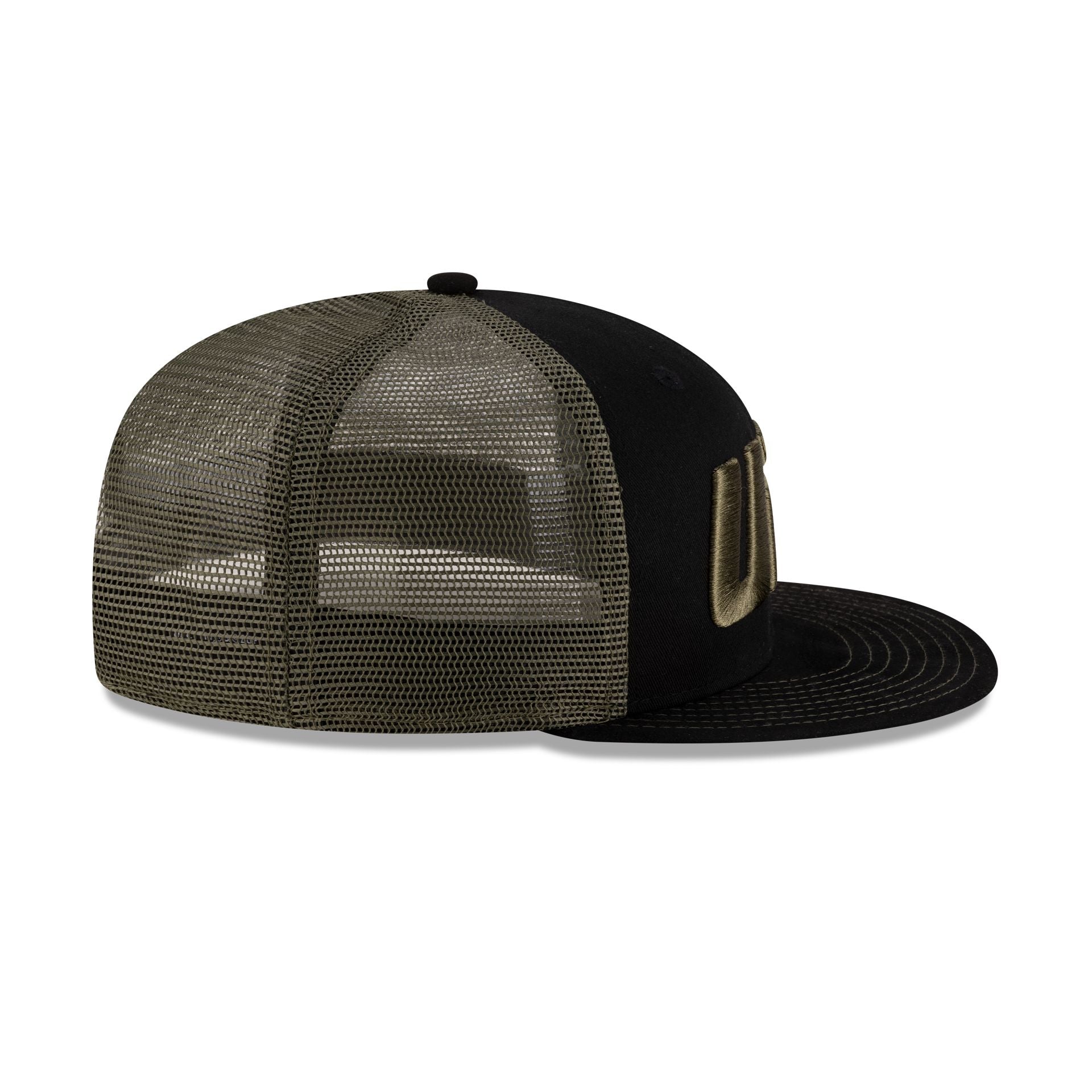 UFC Suede Black 9FIFTY Trucker Hat