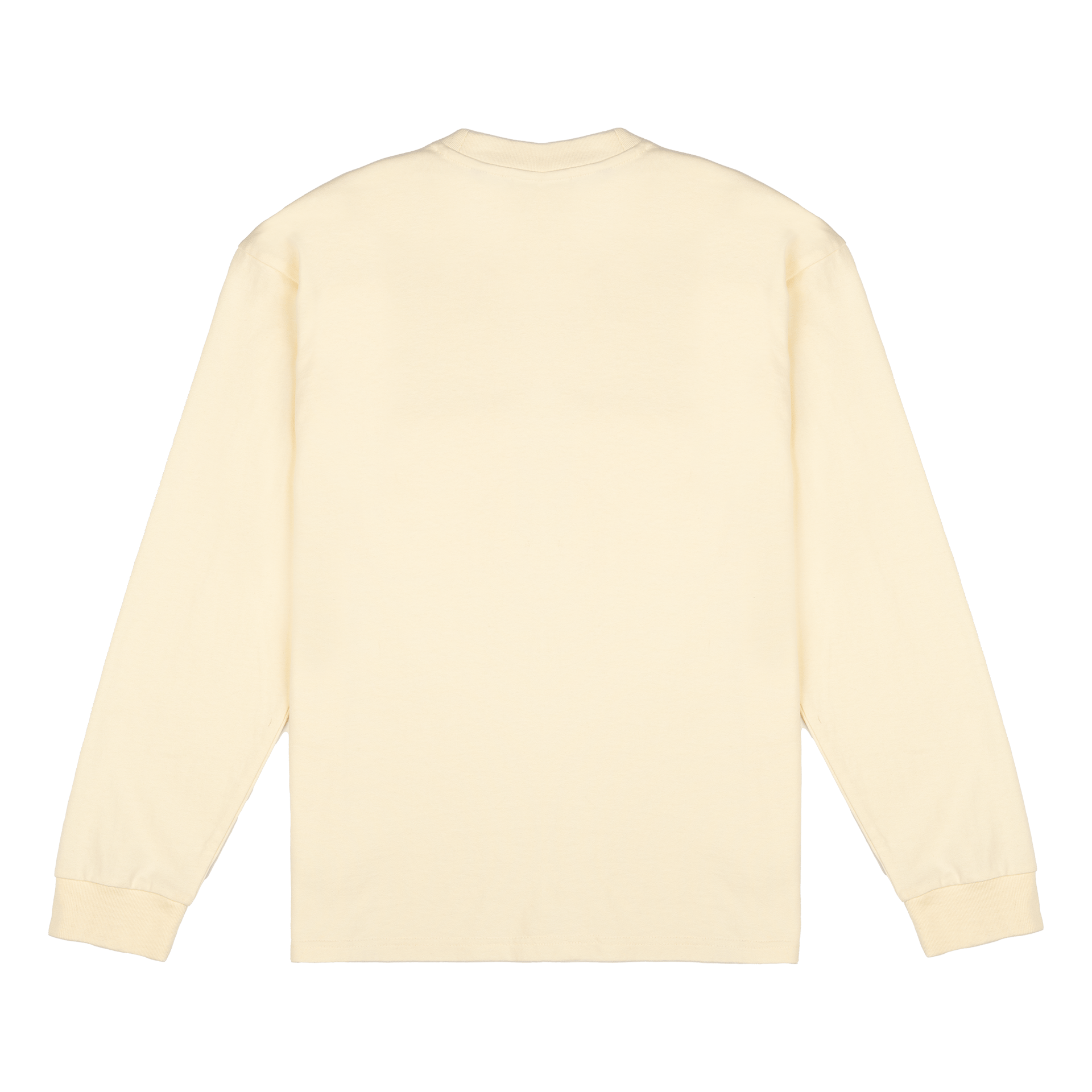 New Era Branded Alden Heavyweight Chrome White Long Sleeve Pocket T-Shirt