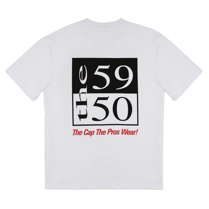 New Era Branded 59FIFTY Archivist Optic White T-Shirt