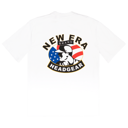 New Era Branded American Headgear Optic White T-Shirt