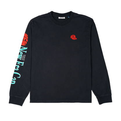 New Era Branded Lock Up '87 Black Long Sleeve T-Shirt