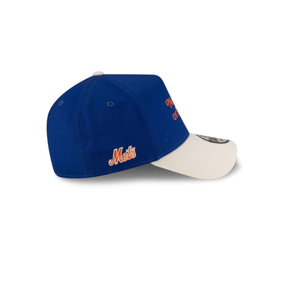 New York or Nowhere x New York Mets Light Royal Wordmark 9FORTY A-Frame Snapback Hat