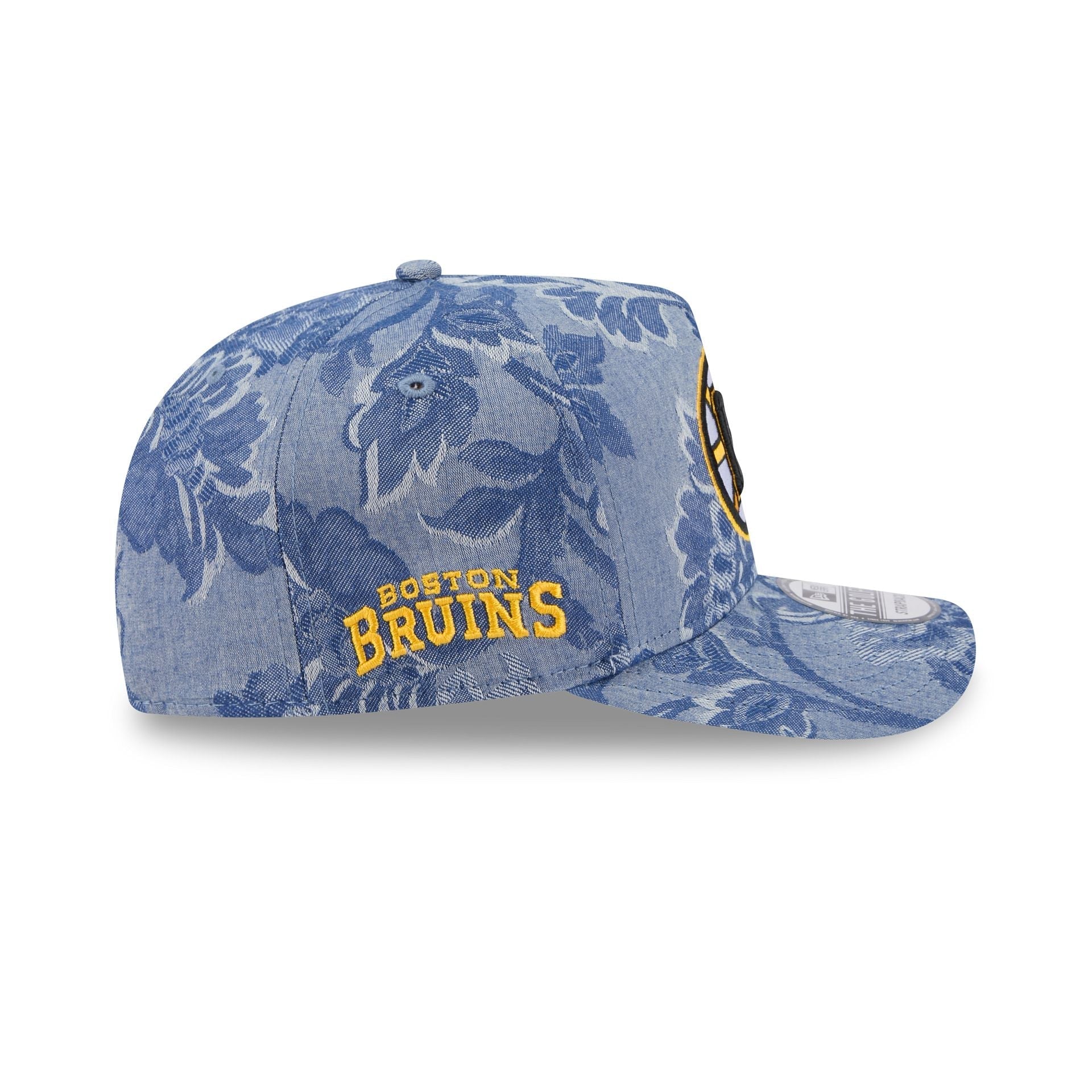 Boston Bruins Denim Jacquard Golfer Hat