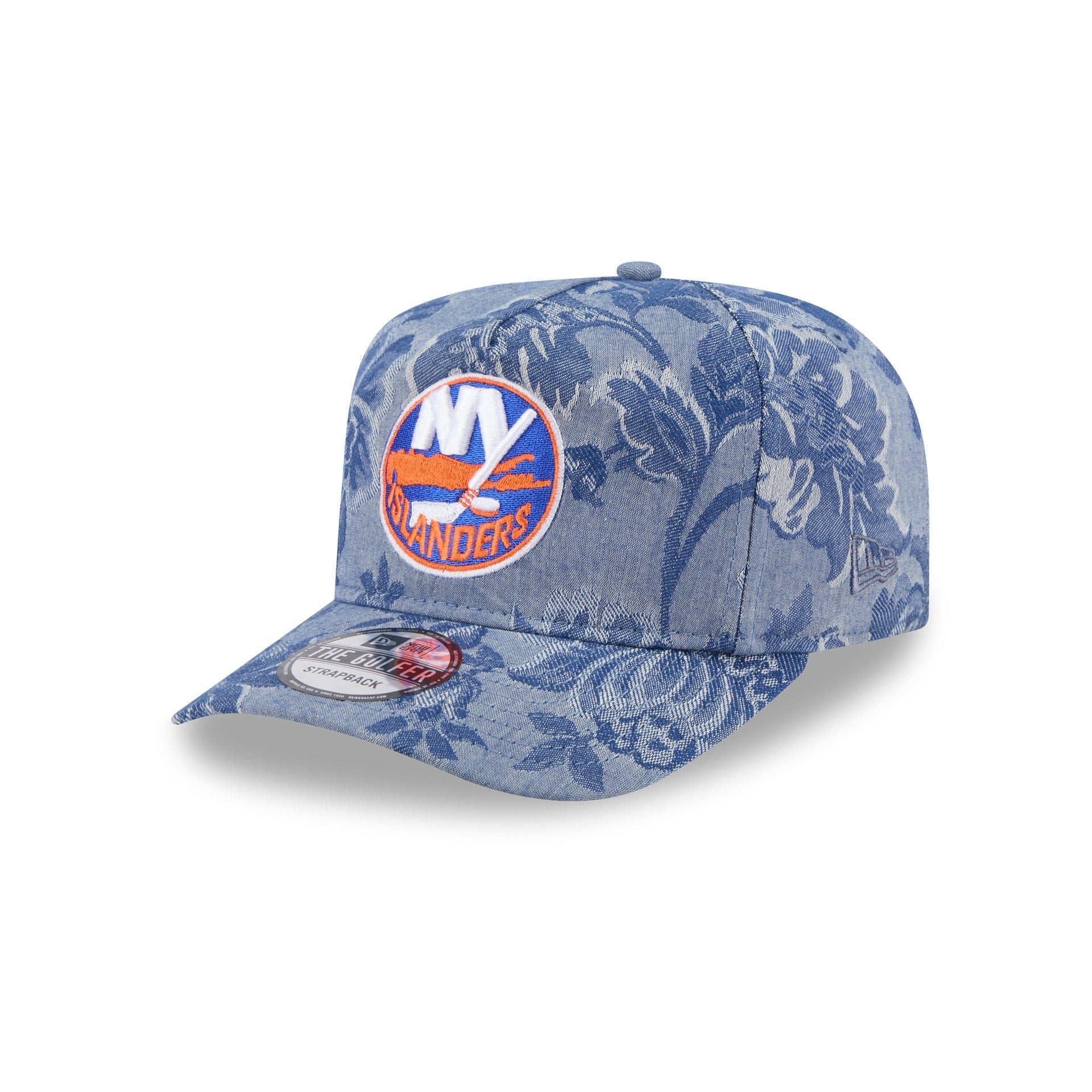 New York Rangers Denim Jacquard Golfer Hat