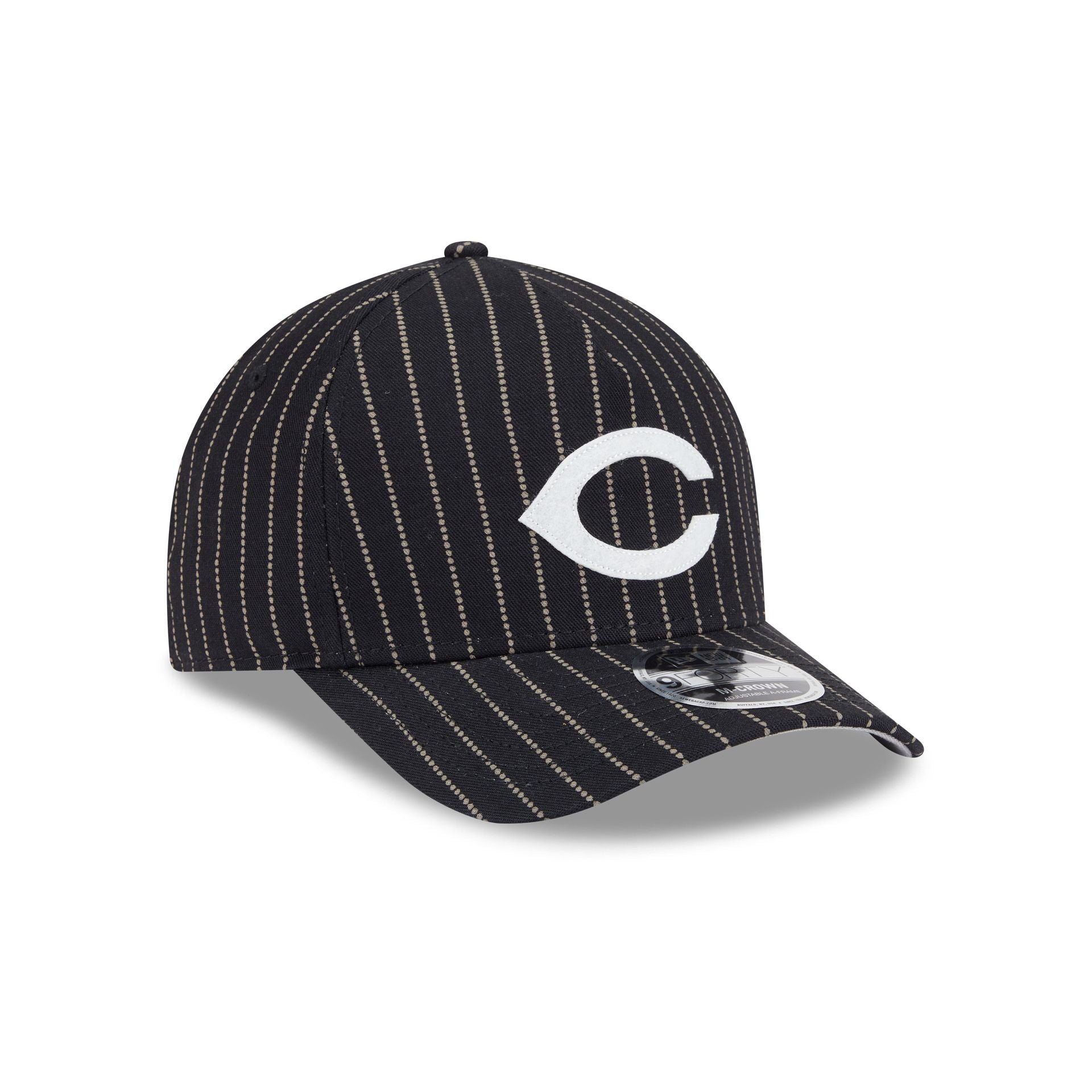 Chicago Cubs Dotted Pinstripe 9FORTY M-Crown A-Frame Adjustable Hat