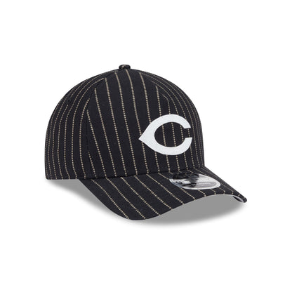 Chicago Cubs Dotted Pinstripe 9FORTY M-Crown A-Frame Adjustable Hat