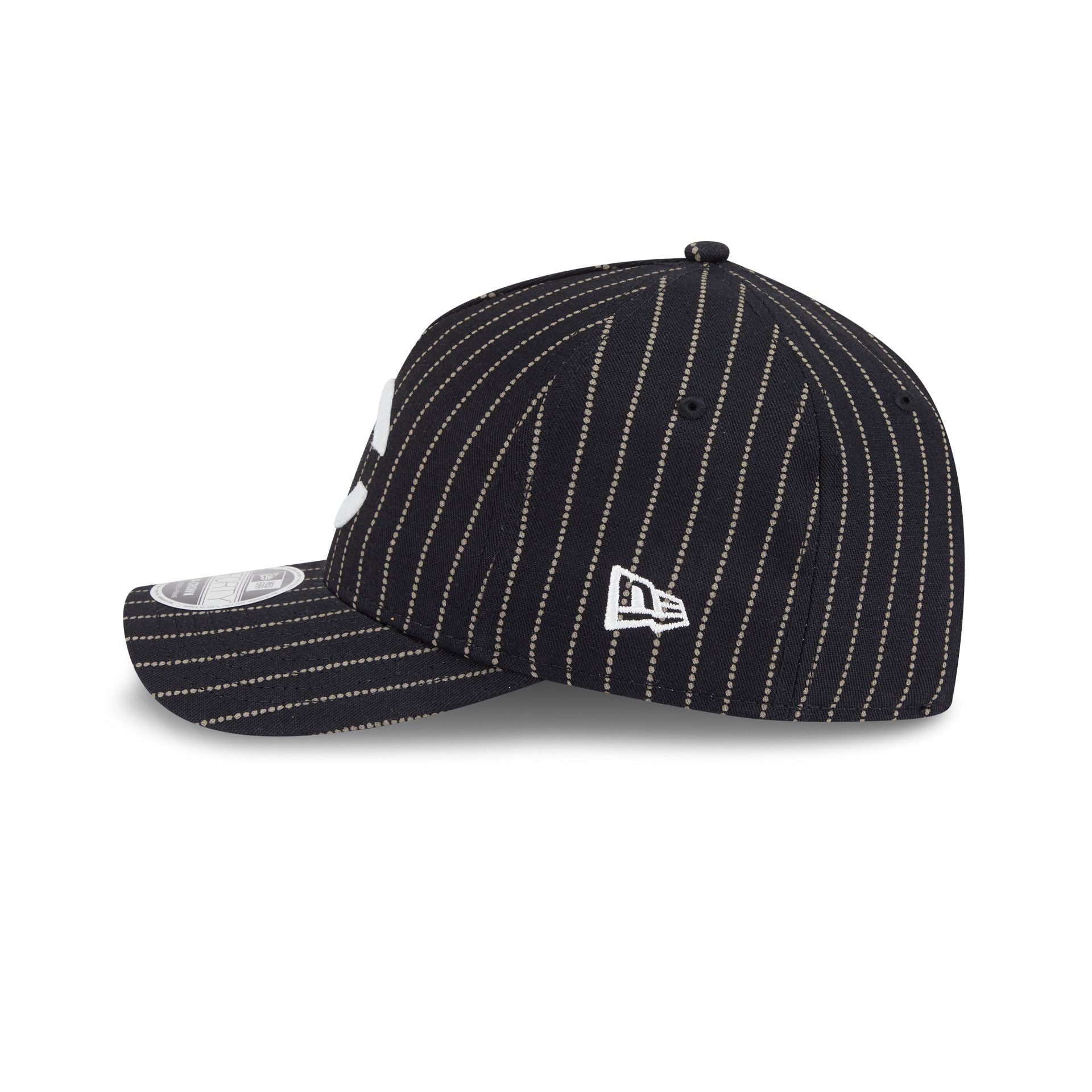 Chicago Cubs Dotted Pinstripe 9FORTY M-Crown A-Frame Adjustable Hat