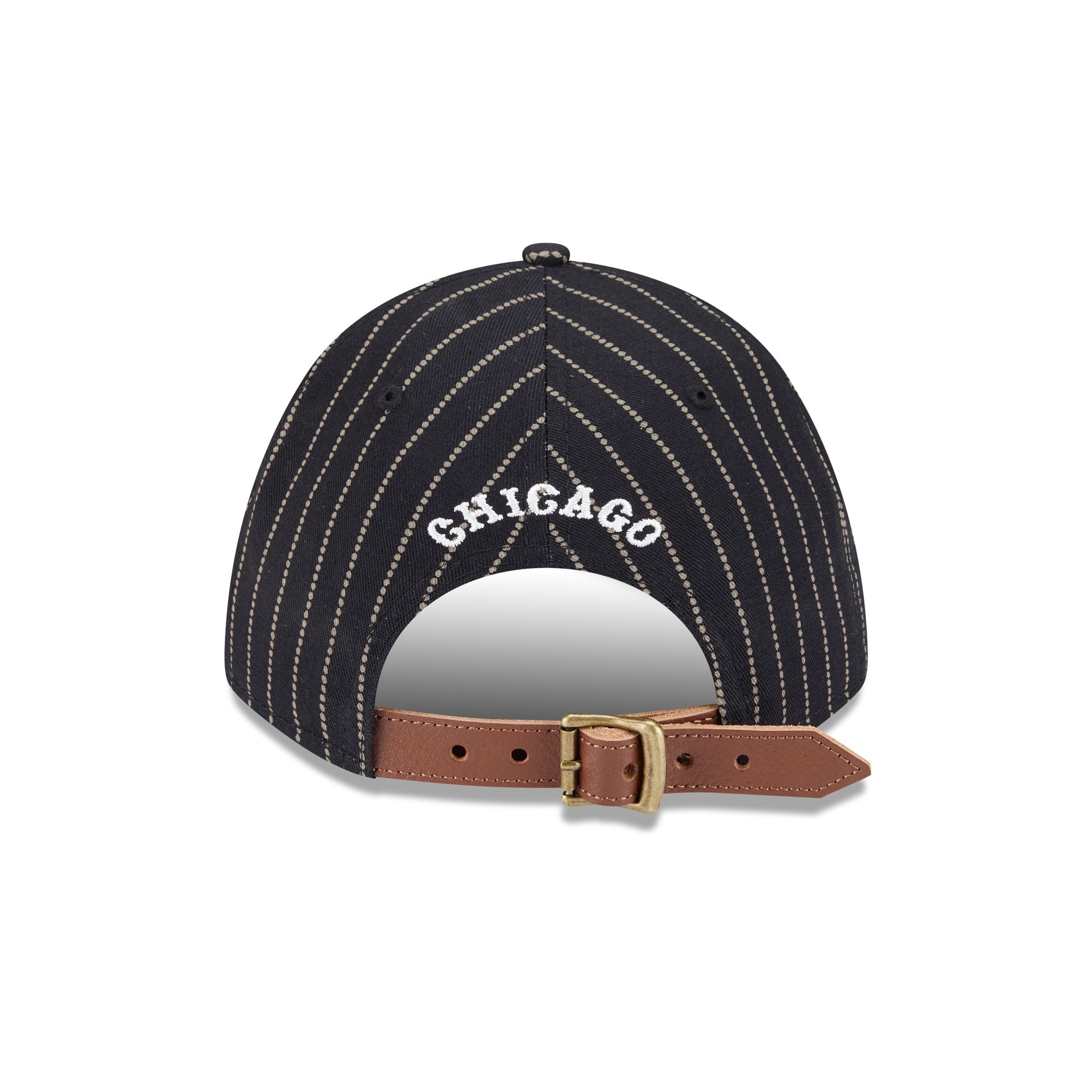 Chicago White Sox Dotted Pinstripe 9FORTY M-Crown A-Frame Adjustable Hat