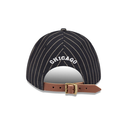 Chicago White Sox Dotted Pinstripe 9FORTY M-Crown A-Frame Adjustable Hat