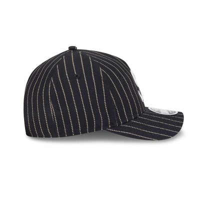 Chicago White Sox Dotted Pinstripe 9FORTY M-Crown A-Frame Adjustable Hat