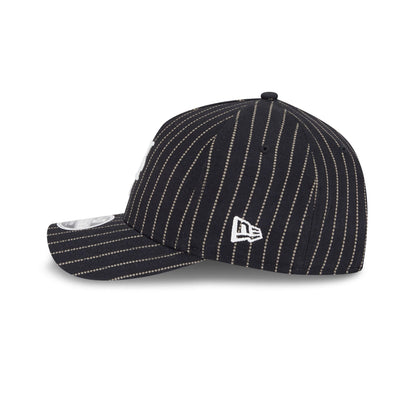 New York Mets Dotted Pinstripe 9FORTY M-Crown A-Frame Adjustable Hat