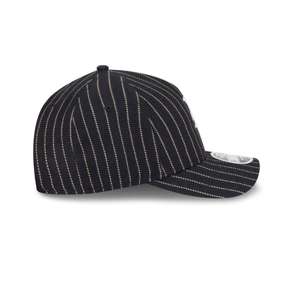 New York Mets Dotted Pinstripe 9FORTY M-Crown A-Frame Adjustable Hat