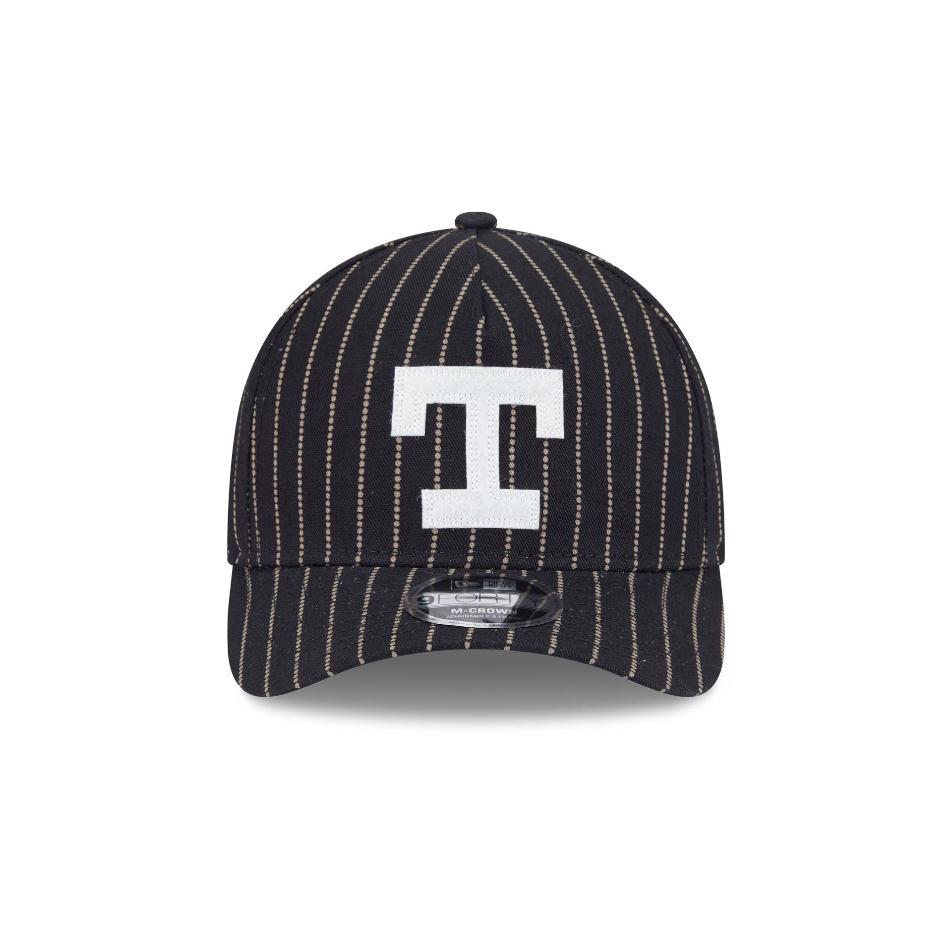 Texas Rangers Dotted Pinstripe 9FORTY M-Crown A-Frame Adjustable Hat