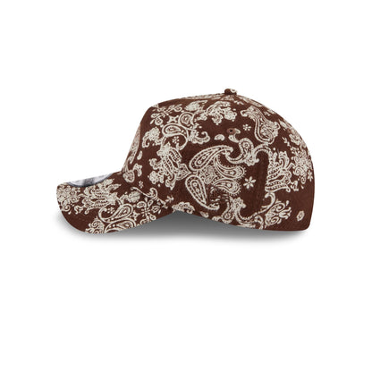 New Era Cap Brown Paisley 9TWENTY A-Frame Strapback Hat
