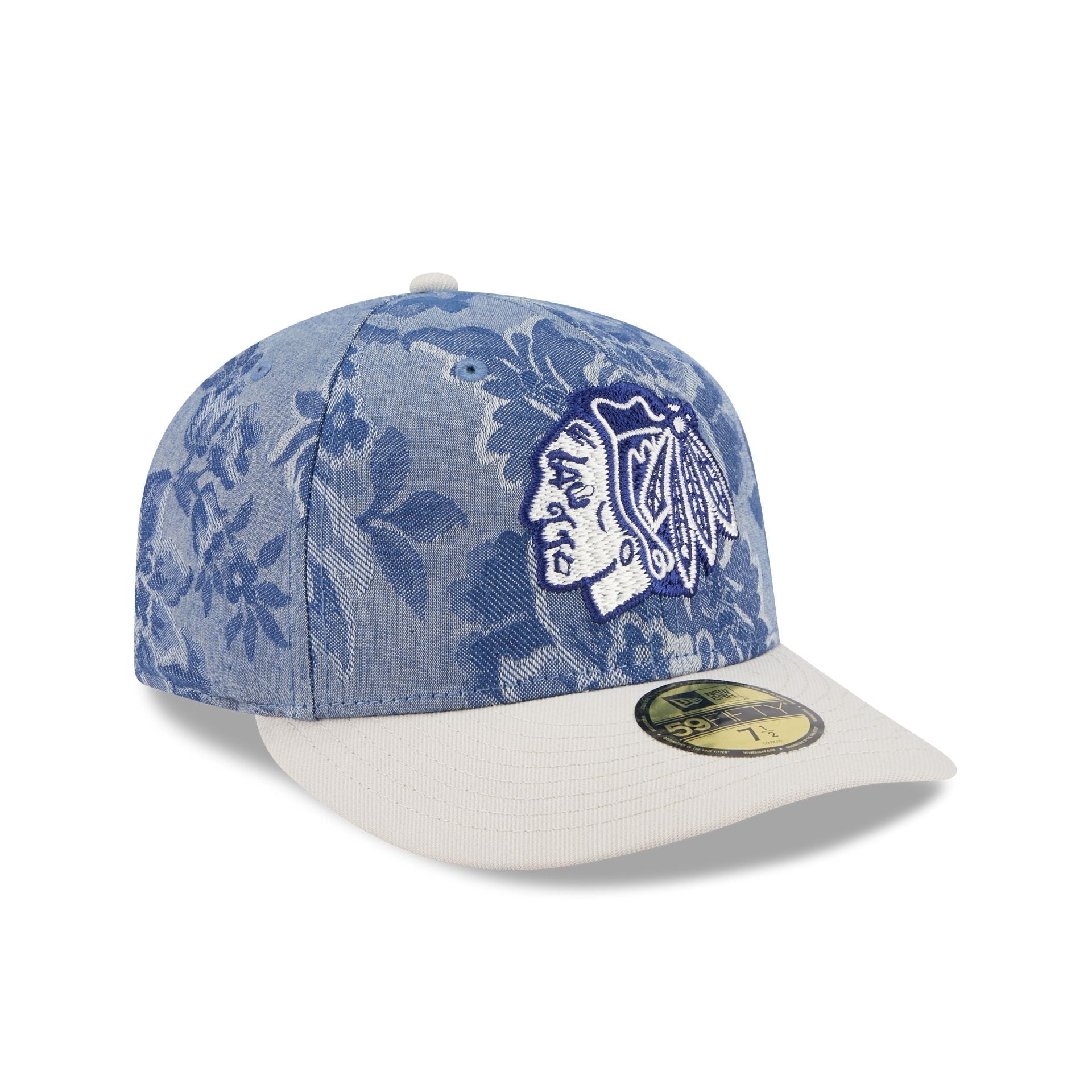 Chicago Blackhawks Two-Tone Denim 59FIFTY Fitted Hat
