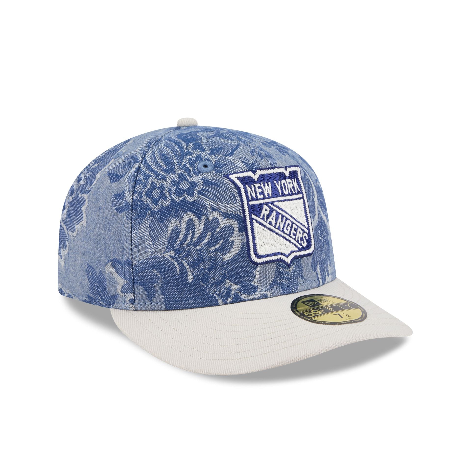 New York Rangers Two-Tone Denim 59FIFTY Fitted Hat