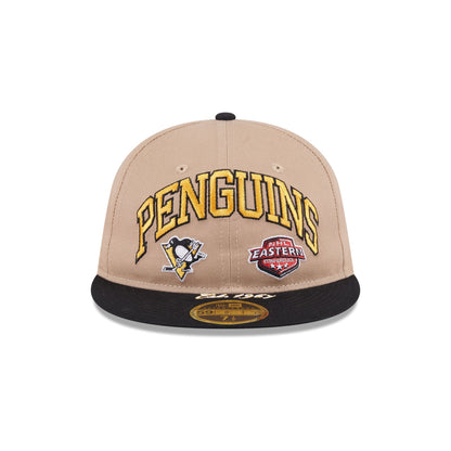 Pittsburgh Penguins Camel Retro Crown 59FIFTY Fitted Hat