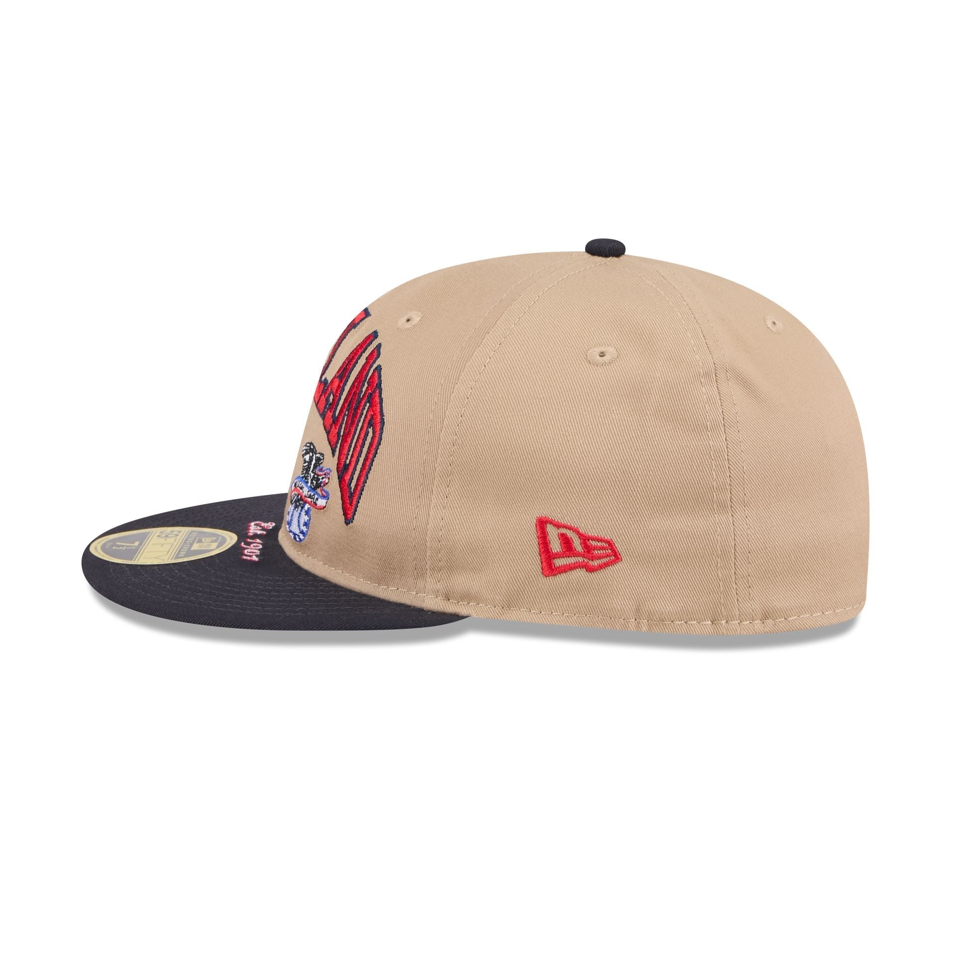 Cleveland Guardians Camel Retro Crown 59FIFTY Fitted Hat