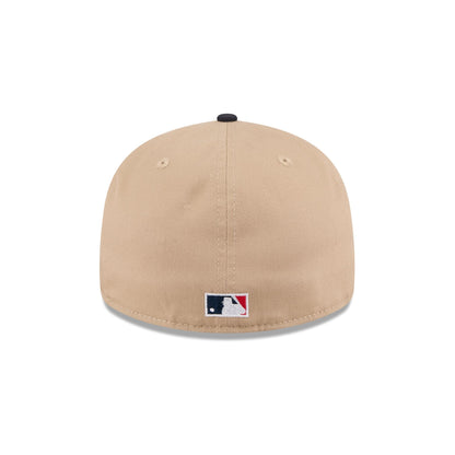 Cleveland Guardians Camel Retro Crown 59FIFTY Fitted Hat