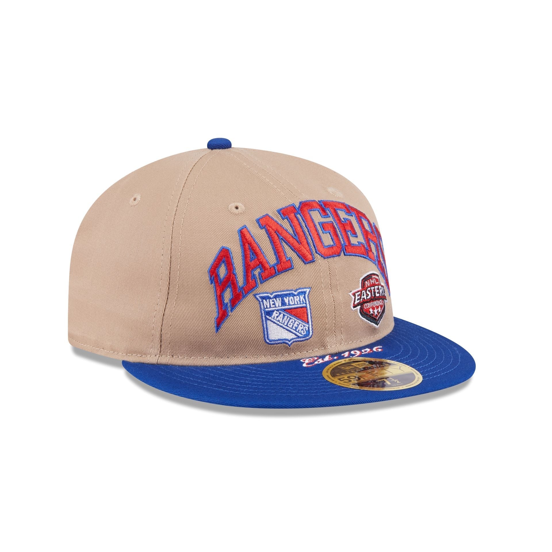 New York Rangers Camel Retro Crown 59FIFTY Fitted Hat