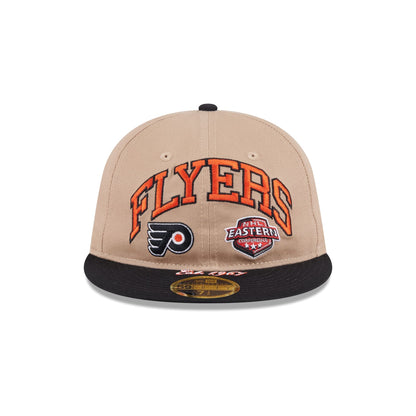 Philadelphia Flyers Camel Retro Crown 59FIFTY Fitted Hat