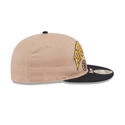 Boston Bruins Camel Retro Crown 59FIFTY Fitted Hat