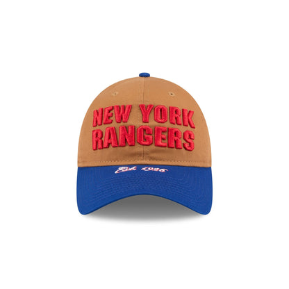 New York Rangers Bronze 9TWENTY Adjustable Hat