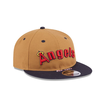 Los Angeles Angels Wheat Retro Crown 9FIFTY Snapback Hat