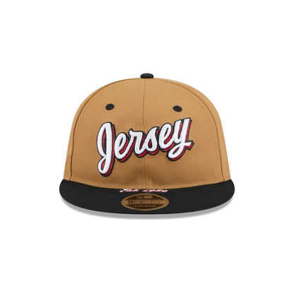 New Jersey Devils Wheat Retro Crown 9FIFTY Snapback Hat