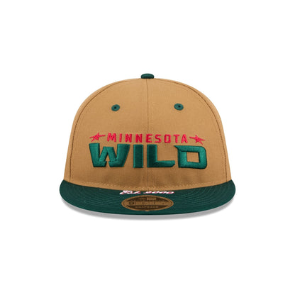 Minnesota Wild Wheat Retro Crown 9FIFTY Snapback Hat