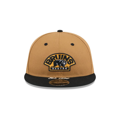 Boston Bruins Wheat Retro Crown 9FIFTY Snapback Hat