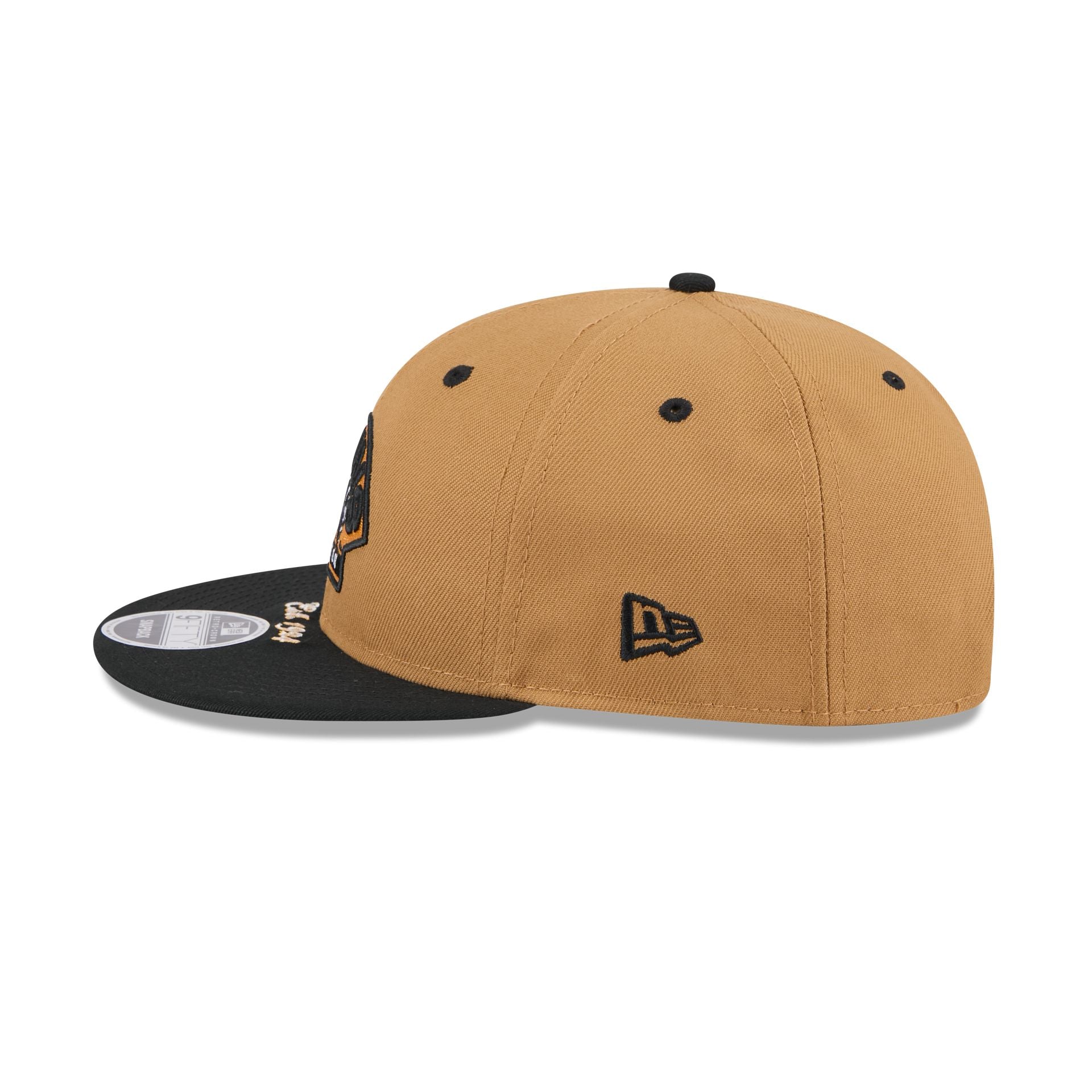 Boston Bruins Wheat Retro Crown 9FIFTY Snapback Hat