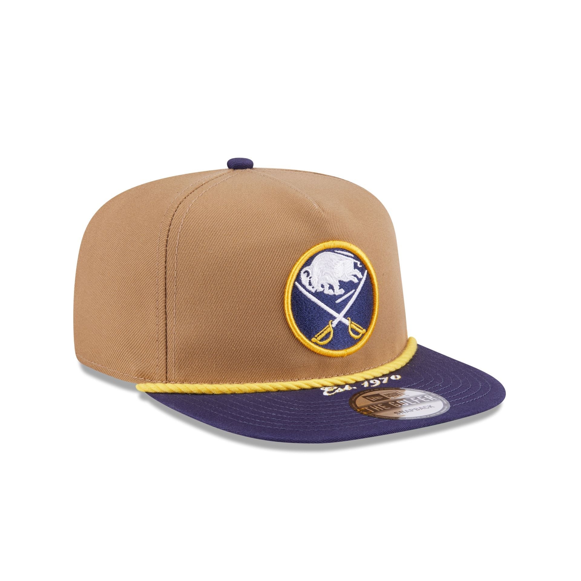 Buffalo Sabres Khaki Rope Golfer Hat