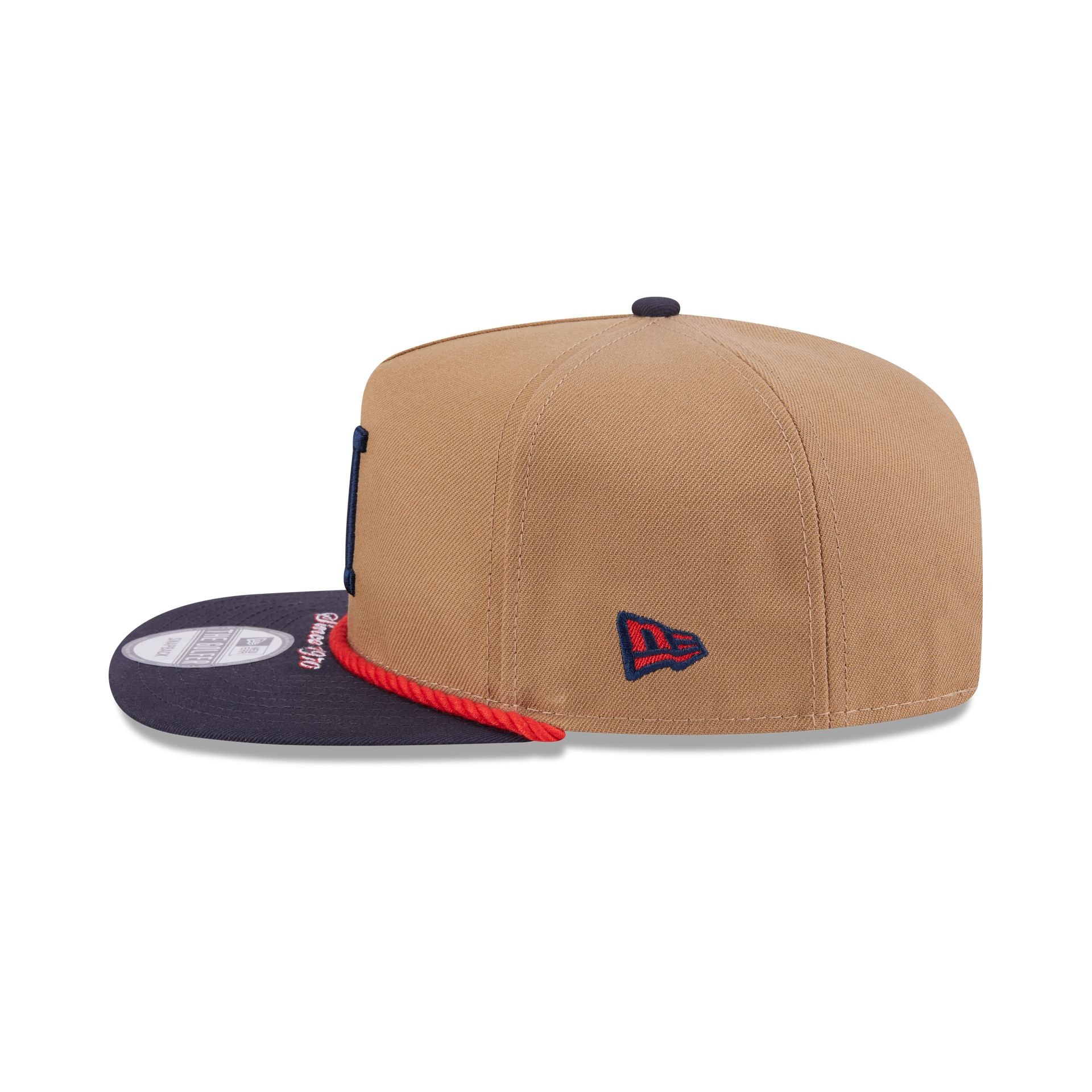 Milwaukee Braves Khaki Rope Golfer Hat