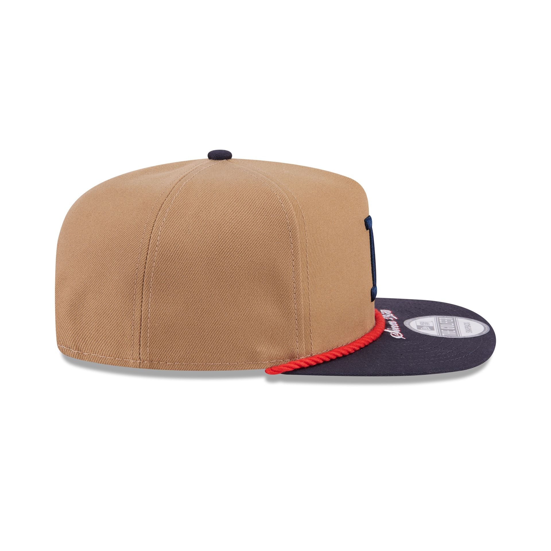 Milwaukee Braves Khaki Rope Golfer Hat