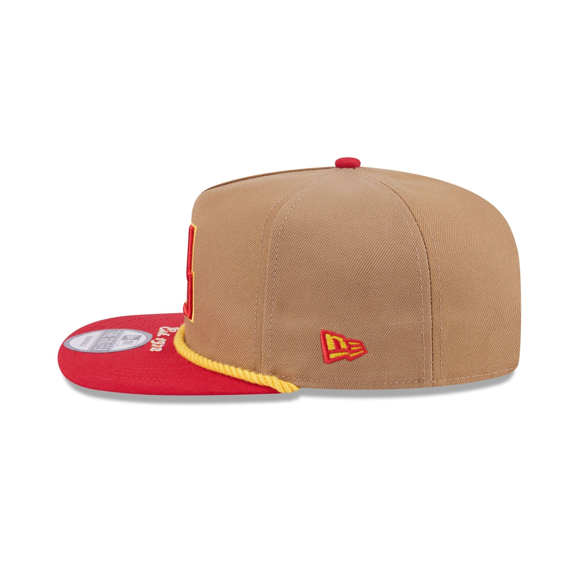 Calgary Flames Khaki Rope Golfer Hat