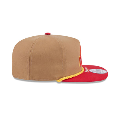 Calgary Flames Khaki Rope Golfer Hat