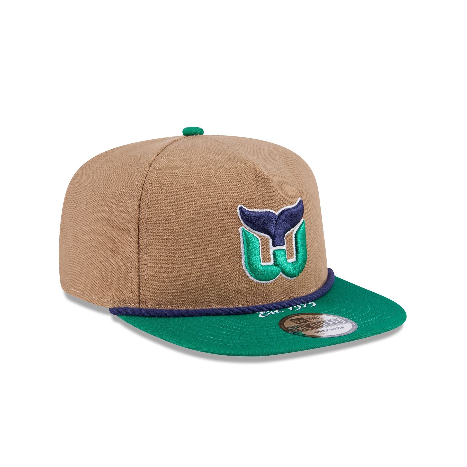 Hartford Whalers Khaki Rope Golfer Hat