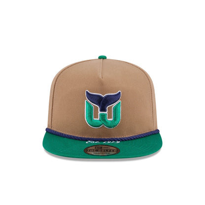 Hartford Whalers Khaki Rope Golfer Hat