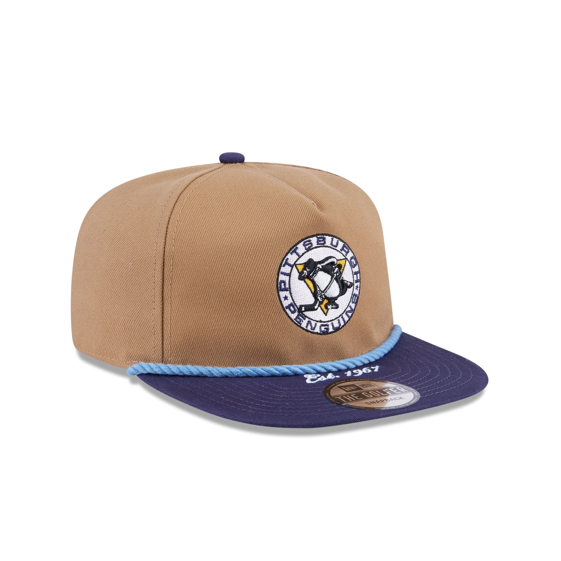 Pittsburgh Penguins Khaki Rope Golfer Hat