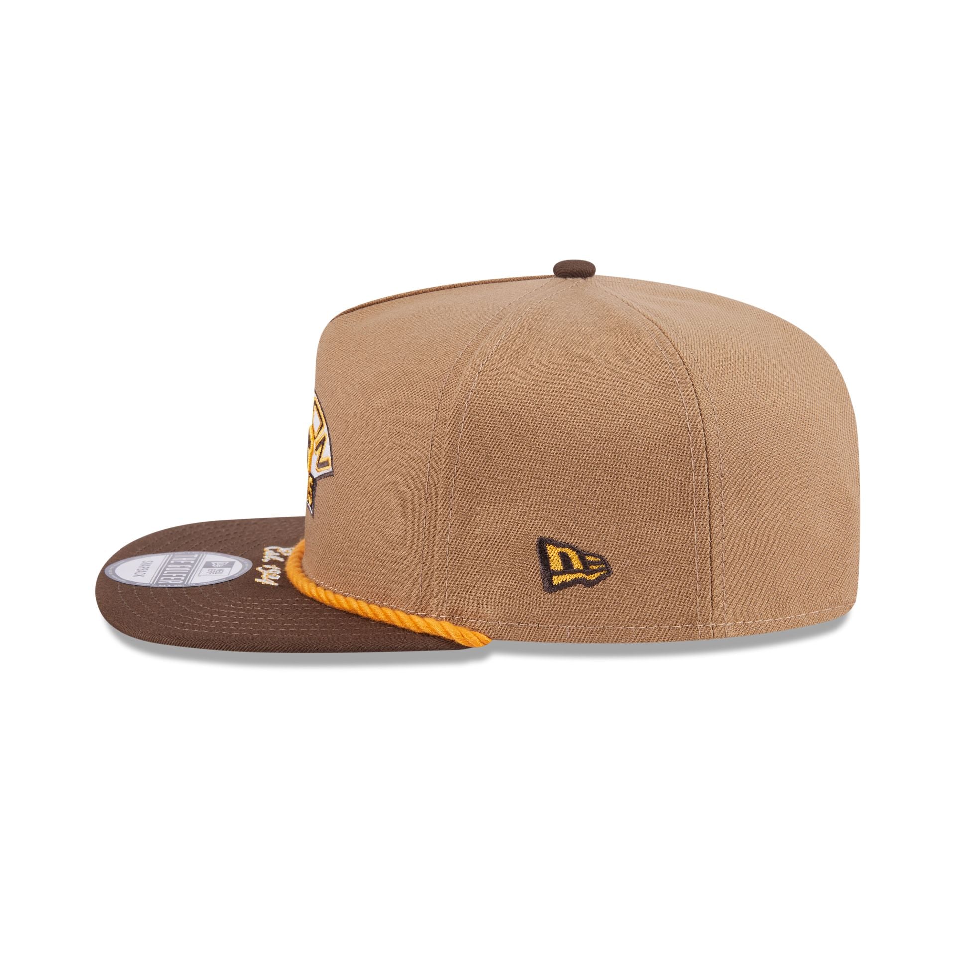 Boston Bruins Khaki Rope Golfer Hat