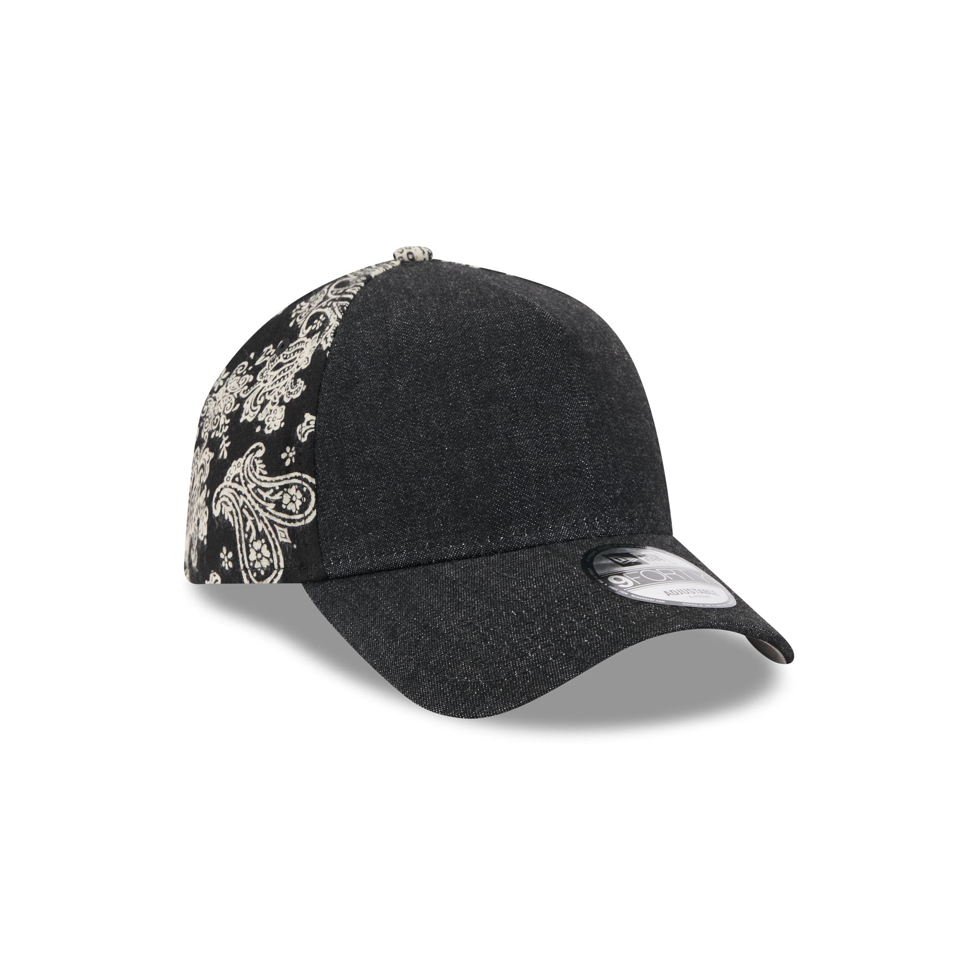 New Era Cap Black Paisley 9FORTY A-Frame Adjustable Hat
