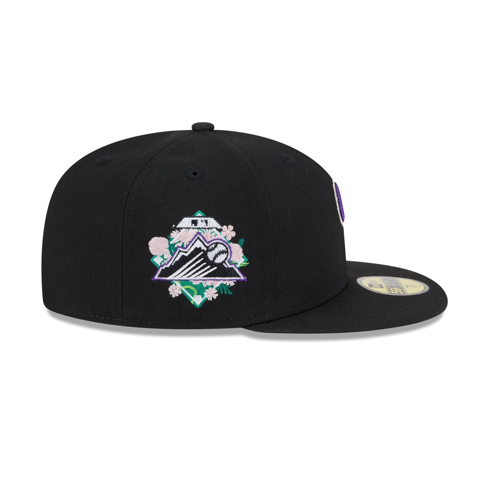 Colorado Rockies Floral Undervisor 59FIFTY Fitted Hat