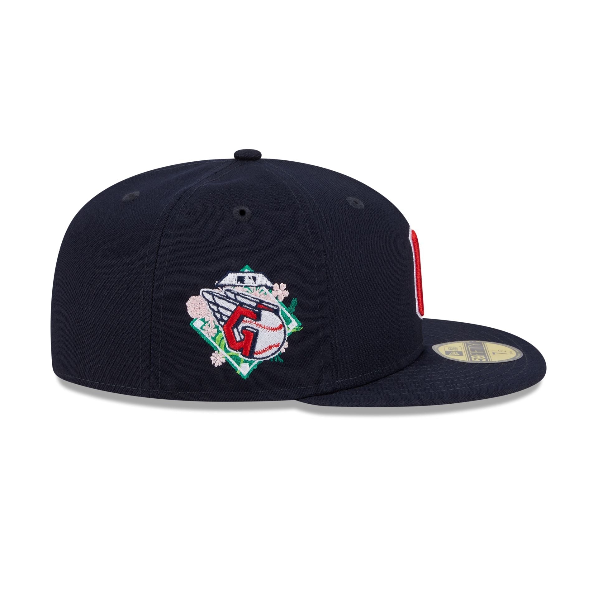 Cleveland Guardians Floral Undervisor 59FIFTY Fitted Hat