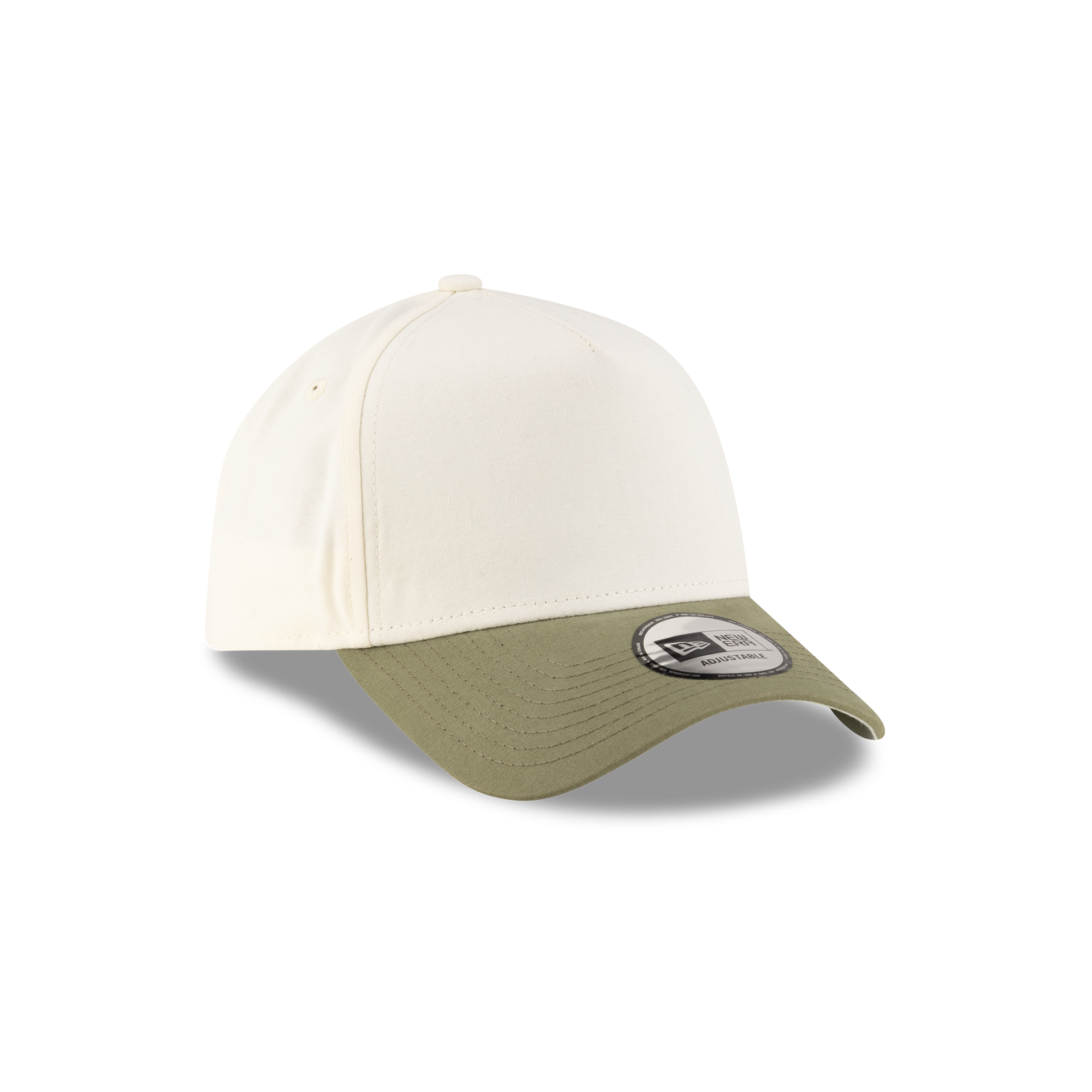 New Era Branded High Twist Chrome White 9FORTY A-Frame Adjustable Hat