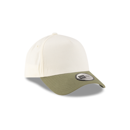 New Era Branded High Twist Chrome White 9FORTY A-Frame Adjustable Hat